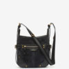 Sierra Hobo S skulderveske i semsket skinn