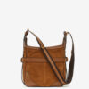 Sierra Hobo S skulderveske i semsket skinn