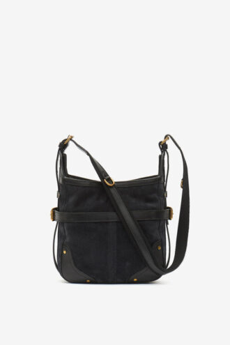 Sierra Hobo S skulderveske i semsket skinn
