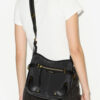 Sierra Hobo S skulderveske i semsket skinn
