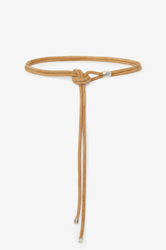 Silvia Tie Belt i lammeskinn