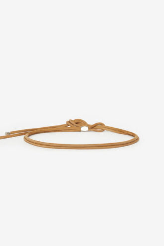 Silvia Tie Belt i lammeskinn