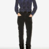 Sima-bluse i silke med trykk Sima-bluse i silke med trykk