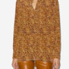 Sima-bluse i silke med trykk Sima-bluse i silke med trykk