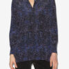 Sima-bluse i silke med trykk Sima-bluse i silke med trykk