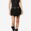 Sornel korte shorts i muslin med trykk
