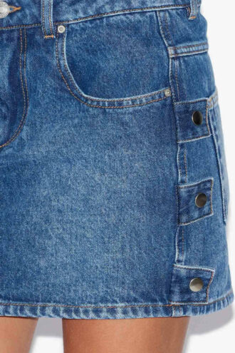 Stessy kort denimskjørt