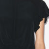 Tullya ensfarget plissert topp Tullya ensfarget plissert topp