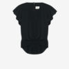 Tullya ensfarget plissert topp Tullya ensfarget plissert topp