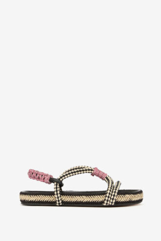 Waltee flate sandaler med tau