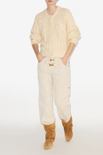 Yara kabelstrikket cardigan Yara kabelstrikket cardigan