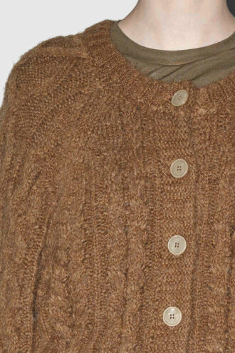 Yara kabelstrikket cardigan Yara kabelstrikket cardigan