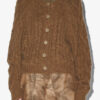 Yara kabelstrikket cardigan Yara kabelstrikket cardigan