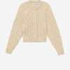 Yara kabelstrikket cardigan Yara kabelstrikket cardigan