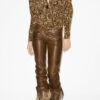 Zarga Plissert bluse i trykt silke Zarga Plissert bluse i trykt silke