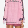 Zelda brodert Matka-silkebluse