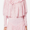 Zelly Frilly Floral bomulls- og silketopp Zelly Frilly Floral bomulls- og silketopp