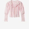 Zelly Frilly Floral bomulls- og silketopp Zelly Frilly Floral bomulls- og silketopp