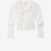 Zelly Frilly Floral bomulls- og silketopp Zelly Frilly Floral bomulls- og silketopp