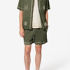 Zilan broderte shorts i bomullsgaze Zilan broderte shorts i bomullsgaze