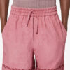 Zilan broderte shorts i bomullsgaze Zilan broderte shorts i bomullsgaze