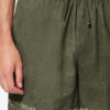 Zilan broderte shorts i bomullsgaze Zilan broderte shorts i bomullsgaze