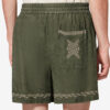 Zilan broderte shorts i bomullsgaze Zilan broderte shorts i bomullsgaze
