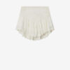 Zoelia broderte shorts i silke og bomull Zoelia broderte shorts i silke og bomull