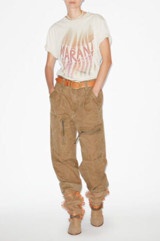 Zoeline bomulls-T-skjorte med logo
